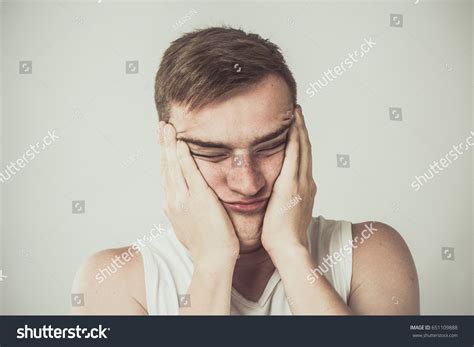 negative human emotions facial expressions feelings stock photo