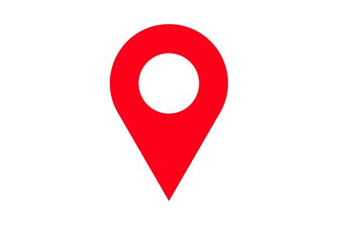 Location Pin Red Graphic by Amazing Designs · Creative Fabrica