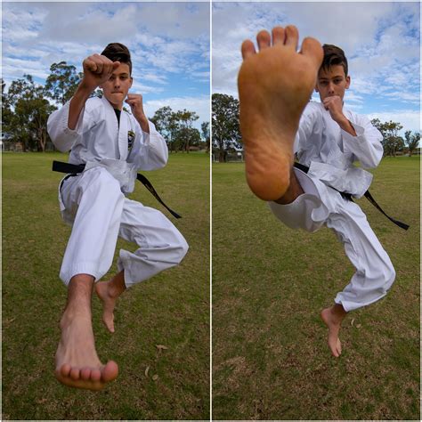 Our featured First TKD WA Jnr Black Belt is Liam (15) from our