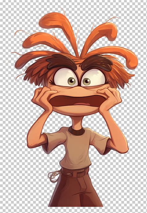 Anxiety - Stressed Cartoon Character PNG, Clipart, Animated, Anxiety ...
