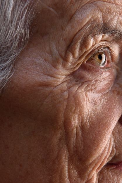 premium photo woman face close