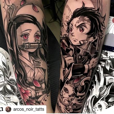 Kimetsu No Yaiba TATTOO ( ANIME ) TATTOO artist @arcos_noir_tatts # ...