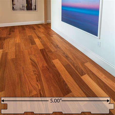cumaru brazilian teak solid flooring  prefinished satin sqf