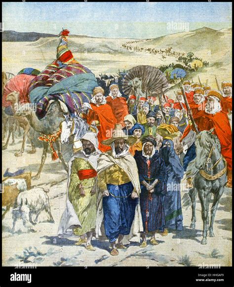 razzia  slave raid  caravan formation passing