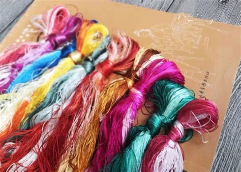 lot  colors chinese silk thread su embroidery miuembroidery