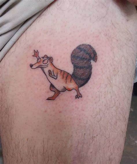 30 Funny Scrat Tattoos You Must Love | Style VP | Page 25