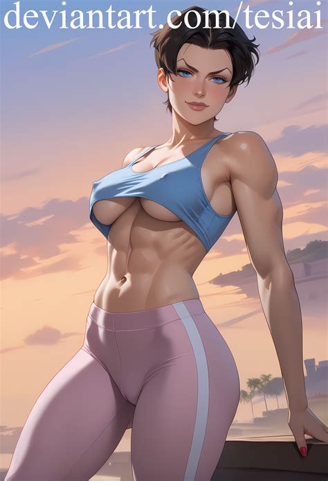 Hot Sporty Anissa (Invincible) by TesiAI on DeviantArt