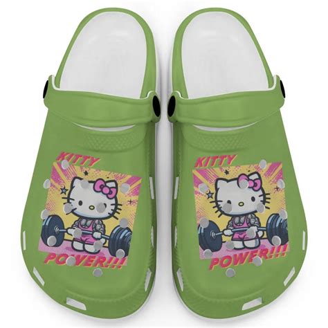 Gymer Hello Kitty Power Kiwi Clogs For Kids And Adults - Circlemin