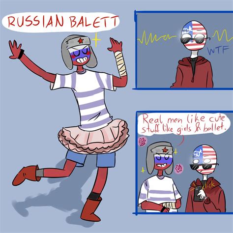 countryhumans rusame comic ballet  cute short love story