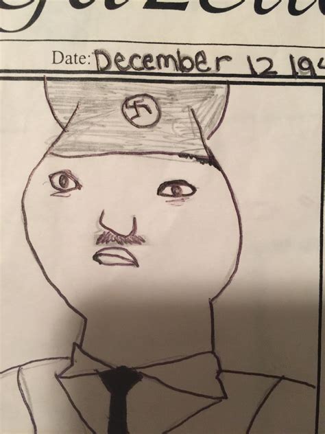hitler drawing