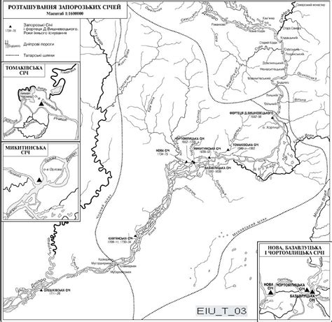 Запорозькі січі | Diagram, Map, Map screenshot