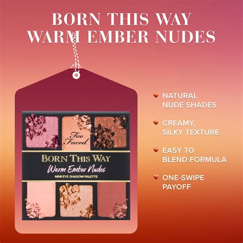 Born This Way Mini Palettes • Warm Ember Nudes