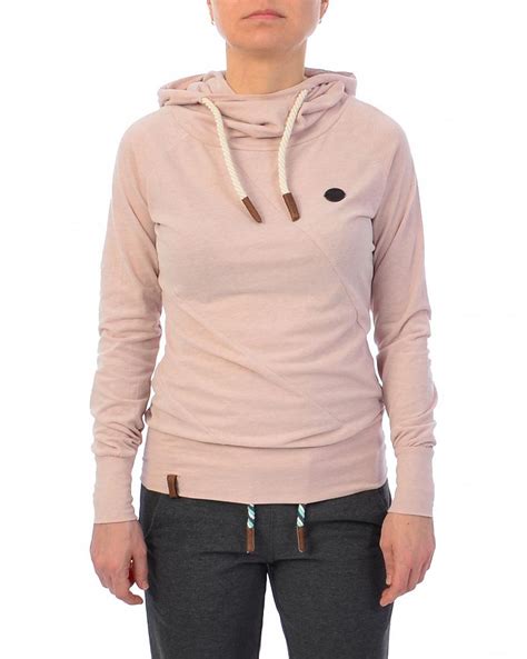 Лонгслив женский с капюшоном Naketano Mandy XI Dusty Pink купить с ...