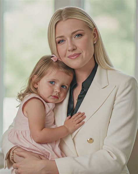 A Mother’s Embrace: Erika Kirk, with her little daughter in her arms