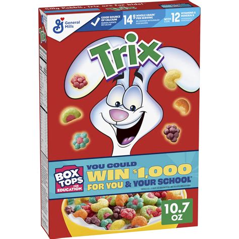 Trix Cereal Fruit Shapes