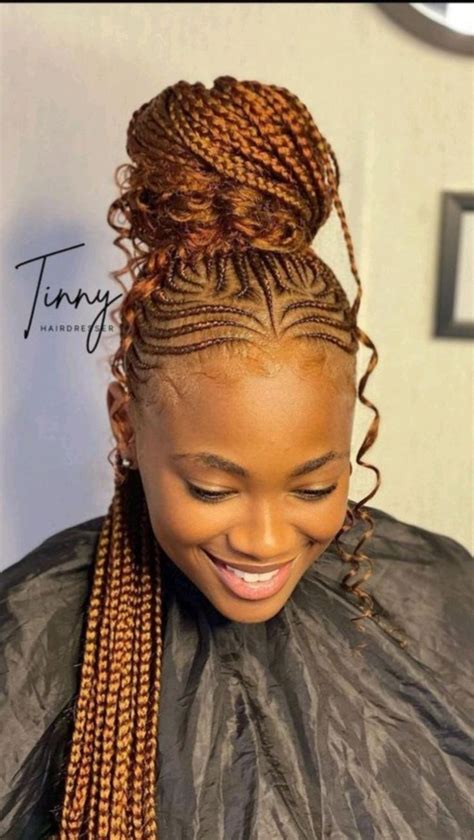 Cornrow Updo Hairstyle 😍 | Cornrow updo hairstyles, Cornrow hairstyles ...