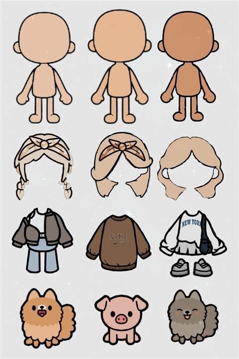 ide toca boca rumah kertas boneka kertas boneka seni