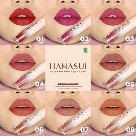 hanasui mattedorable lip cream lazada indonesia