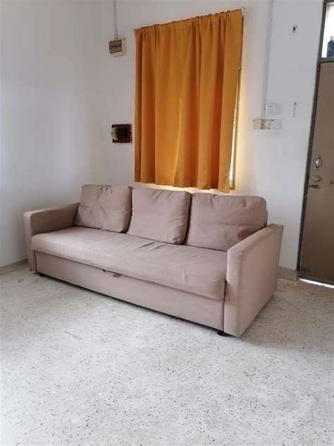 Sofa Bed IKEA 3 seaters, Furniture & Home Living, Furniture, Sofas on ...