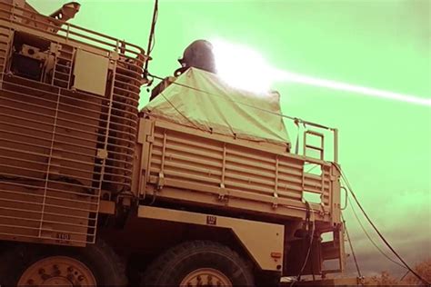 Advanced laser weapon field tests conducted on army vehicle