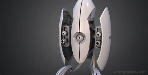 Portal 2 Sentry Turret 3D Model | Assembly | Nixon's 3D Models