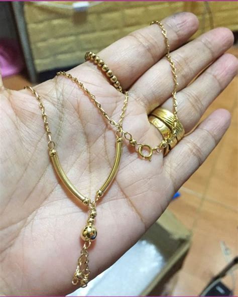 gold necklace lazada ph