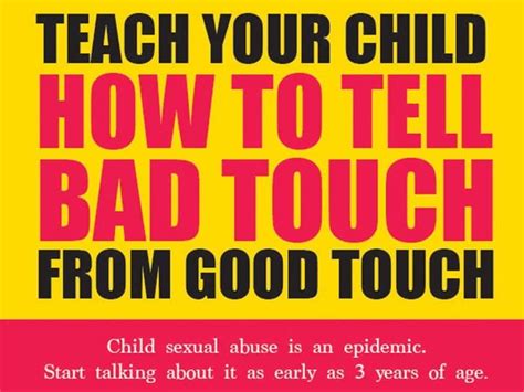 How to Explain Children Good Touch, Bad Touch? | NutSpace