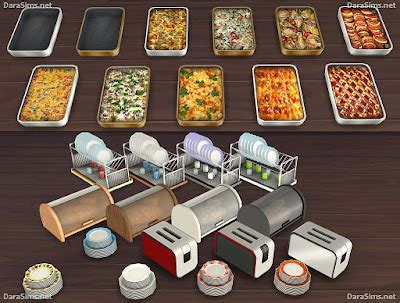 My Sims 4 Blog: Kitchen Clutter and Food Decor by Dara