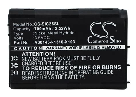 Cameron Sino 700mAh Battery V30145 k1310 X103 for Siemens C25, C25 ...