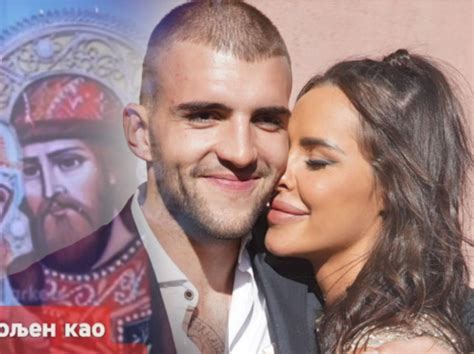 САМИ У ХРАМУ: Вељко и Богдана крстили сина Исаија (ФОТО)