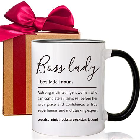 Amazon.com: Boss Lady Coffee Mug, Best Boss Birthday Gifts for Women