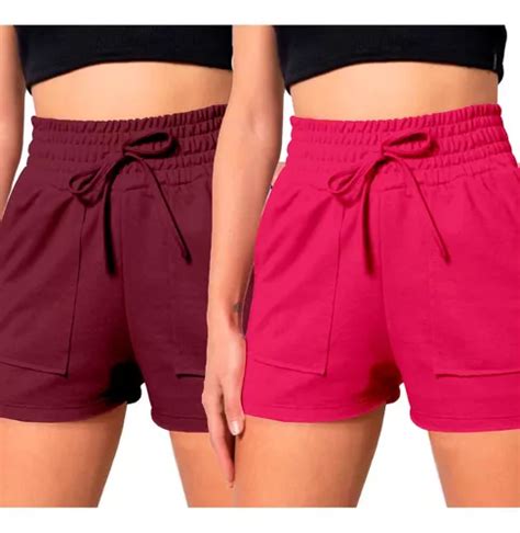 Short De Academia Soltinho - Short Academia Soltinho Fresco Kit 2 Básico Esportivo Laço | MercadoLivre
