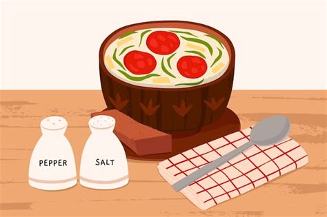 Free Vector | Flat design caldo verde illustration