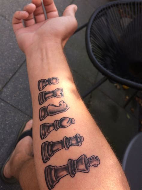 tattoo of chess pieces