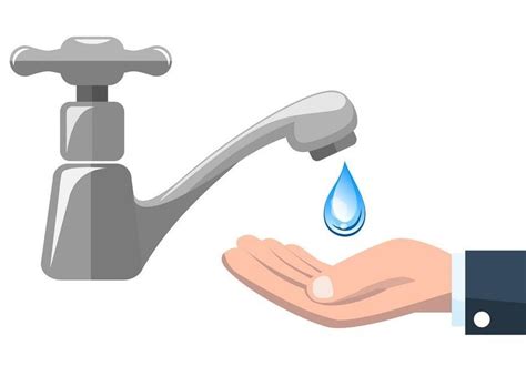 Картинка кран с водой для детей