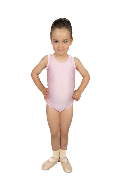 baby ballet pink leotard girls rona hart school  dance