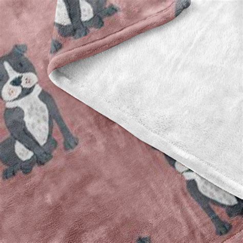 Pitbull Fuzzy Plush Blanket MULTIPLE COLORS - Etsy