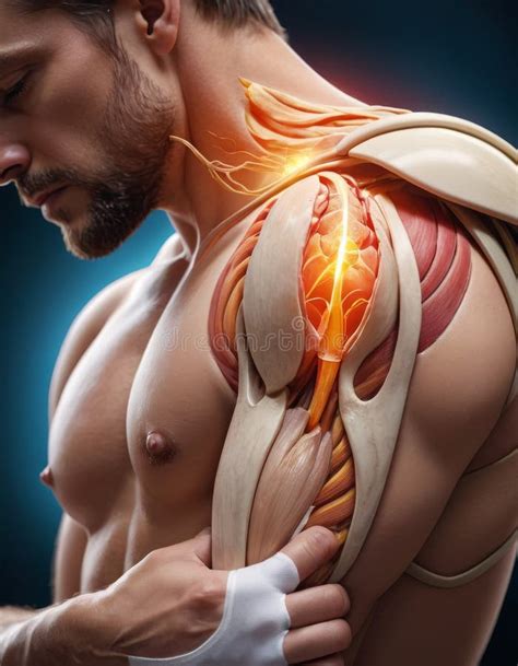 Muscular System Pain Illustration Stock Illustration - Illustration of ...