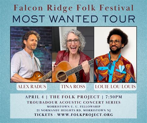 Tina Ross, Alex Radus & Louie Lou Louis - In Person & Online at The