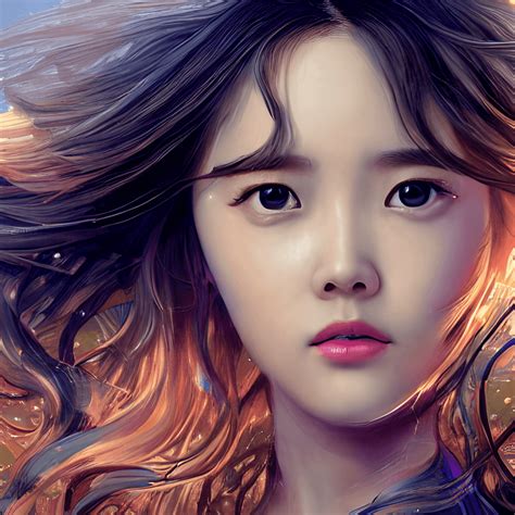 Lee Jieun Pretty Idol Beauty · Creative Fabrica