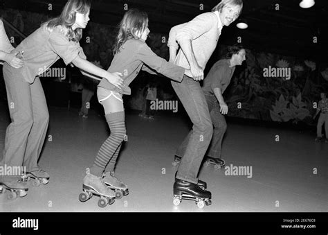 Roller Skating 1970s High Resolution Stock Photography and Images - Alamy