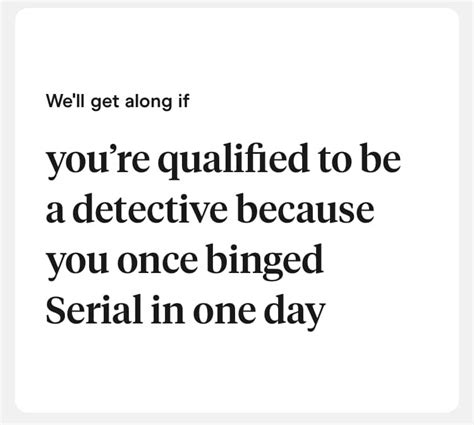 25 "We'll Get Along If" Answers You Can Use on Hinge - emlovz