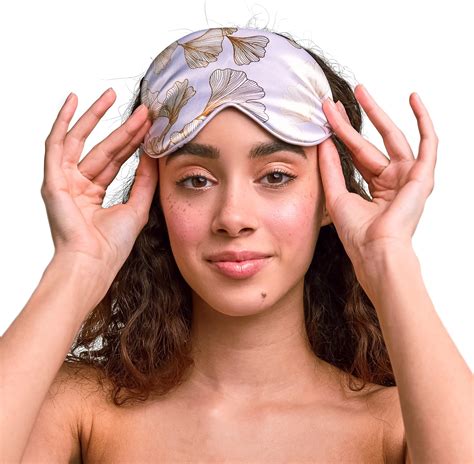 Amazon.com: QLMX Preppy Leopard Silk Eye Mask for Sleeping, Leopard