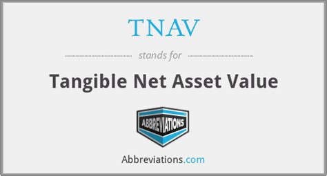 tnav tangible net asset