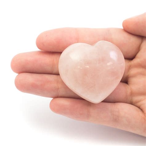 Rose Quartz Crystal Heart | Holisticshop.co.uk