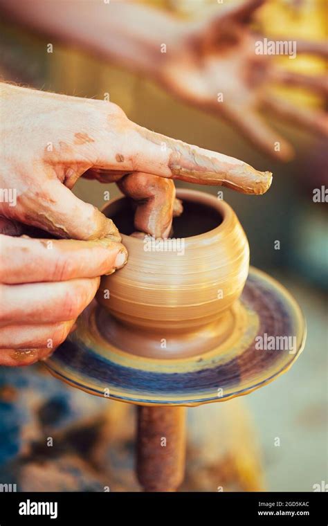Potter And Clay Craft Stock Photo - Alamy