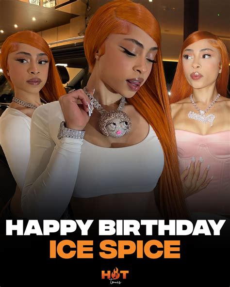 HOT TONES | #IceSpice turns 25 years old today, Happy Birthday 🎈