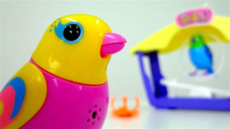 Игрушки для детей: интерактивные поющие птички DigiBirds - YouTube