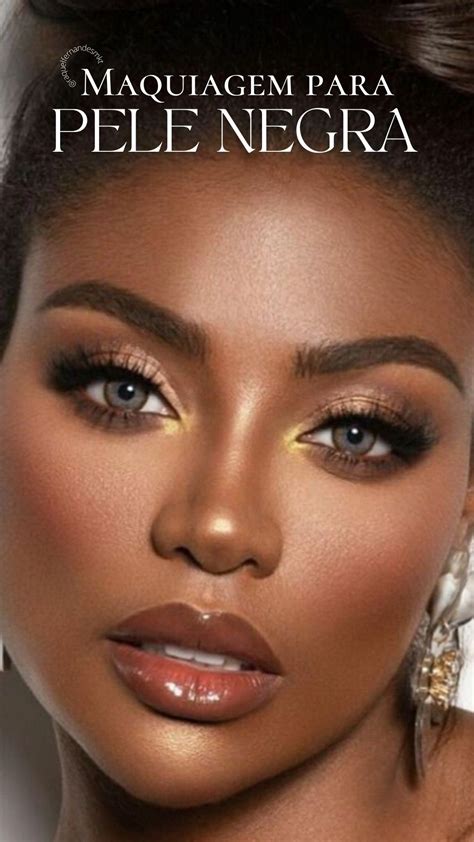 Maquiagem Em Mulheres Negras - Maquiagem pele negra passo a passo | Fuller lips naturally