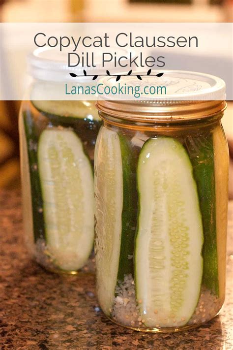 Refrigerator kosher dill pickles claussen copycat recipe – Artofit